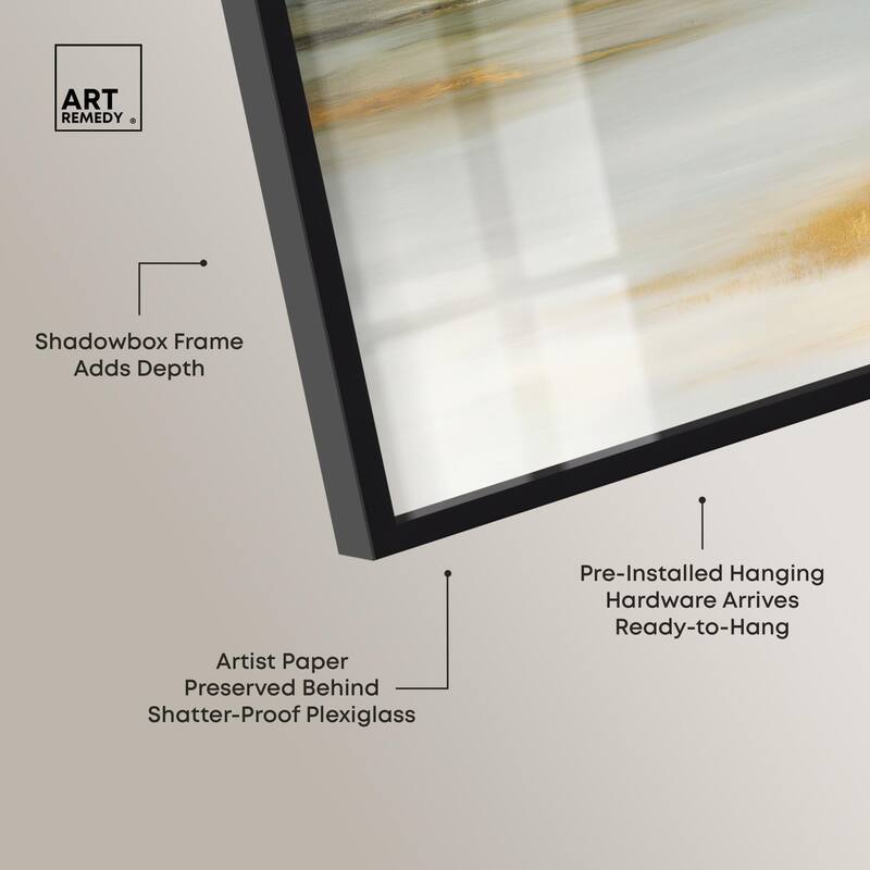 Misty Expanse I Shadowbox by Art Remedy