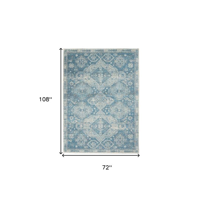 Jiyag Power Loomed Distressed Stain Resistant Area Rug By HomeRoots