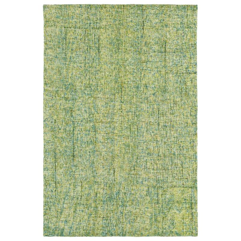 Addison Eastman Variegated Solid Wool Area Rug - 8'X10' - Lime - Rectangle