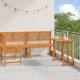 Option Brown-Table + 2 benches - Form (4)
