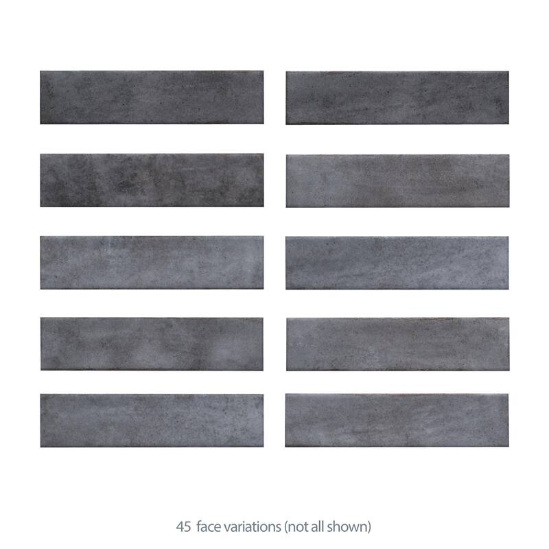 Merola Tile Tribeca Studio Basalt 2-3/8" x 9-5/8" Porcelain Wall Tile