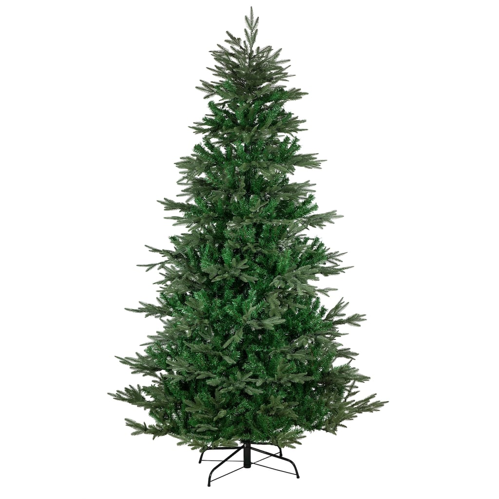 real touch™️ full hudson fir artificial christmas tree unlit 6.5' - 6.5 Foot