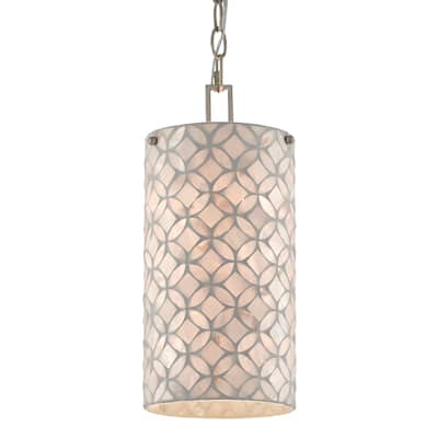 Currey & Company Ellison Pendant - 15"h x 6.25"dia