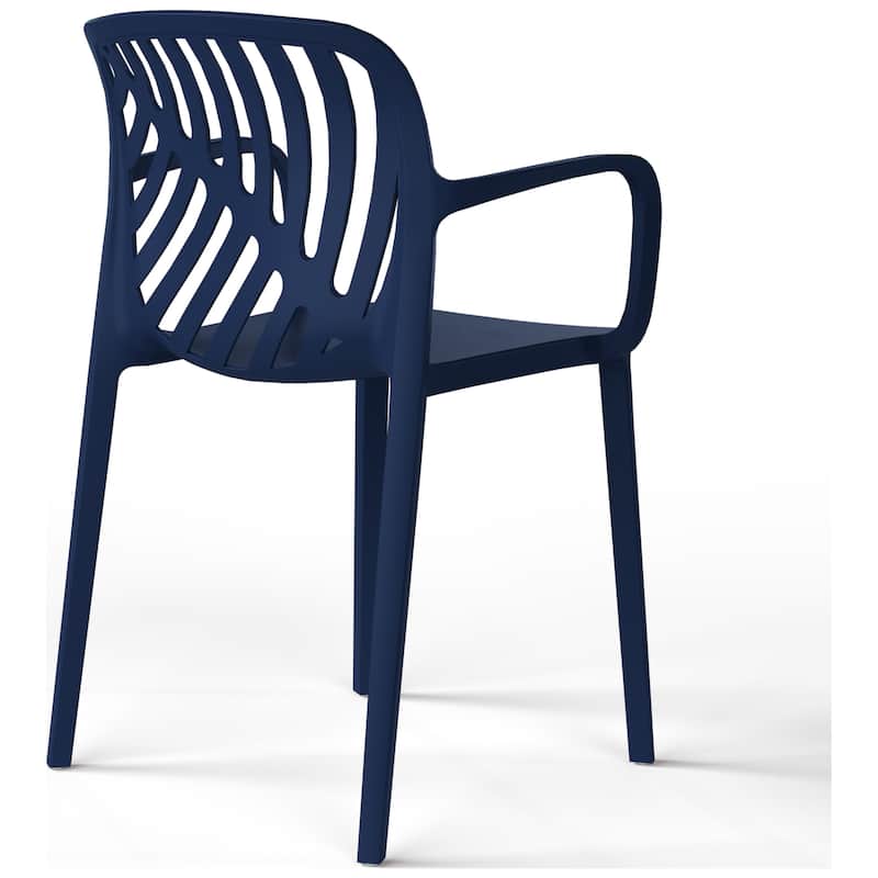 Frond and Form Outdoor Stacking Dining Armchair (Set of 2)