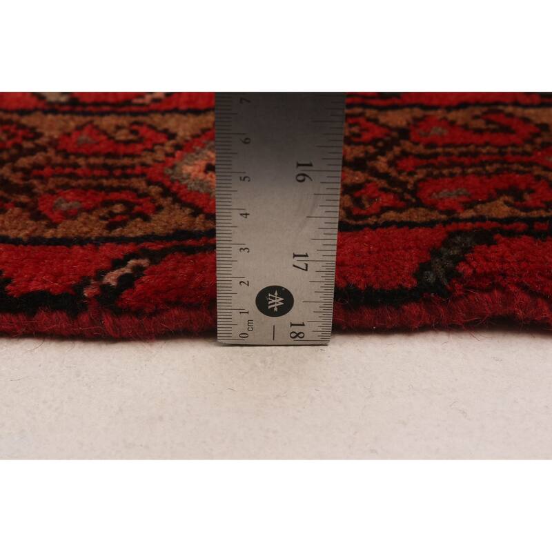 ECARPETGALLERY Hand-knotted Andelz Navy Wool Rug - 3'7 x 12'6