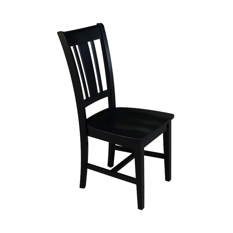 International Concepts Solid Wood San Remo Splatback Chairs - Set of 2