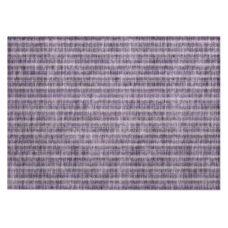 Machine Washable Indoor/ Outdoor Chantille Stripe Twist Rug