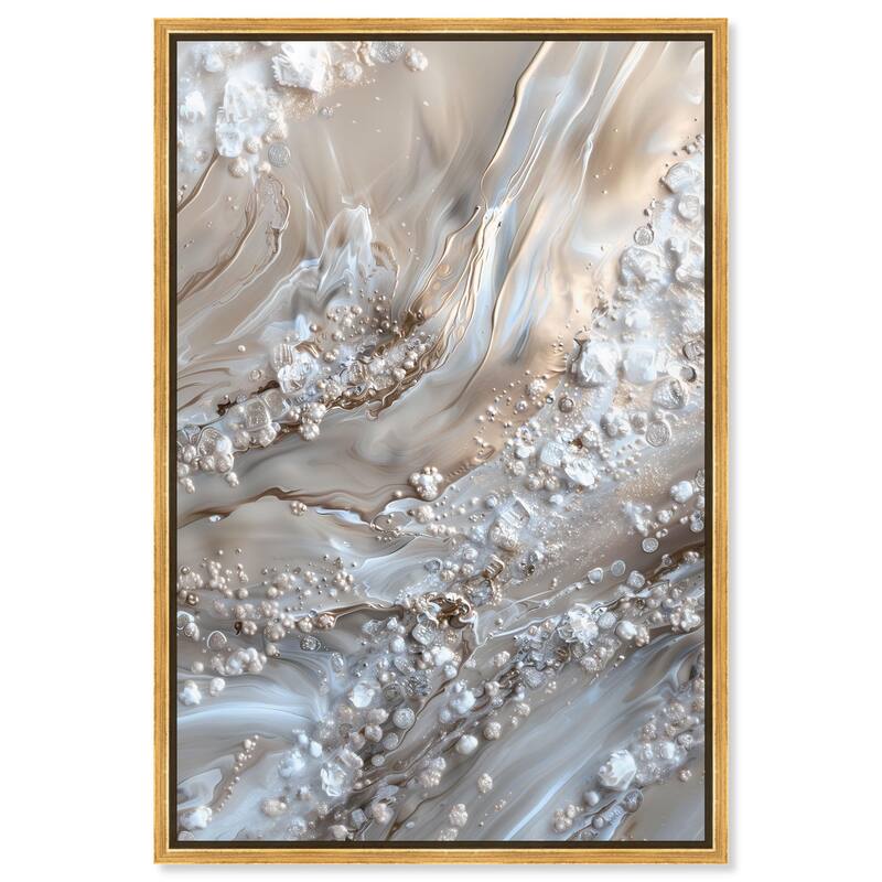 Effervescent Earth II Canvas by Art Remedy - Gold - 20" x 30"