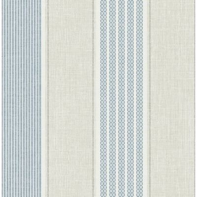 Seabrook Designs Havenport Sailor Stripe Unpasted Wallpaper