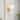Modern Glam 1-Light Brass Arm Wall Sconce with Milk Glass Globe - H20.9''