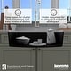 preview thumbnail 15 of 52, Karran Undermount 32.5 in. Large Single Bowl Quartz Kitchen Sink Kit