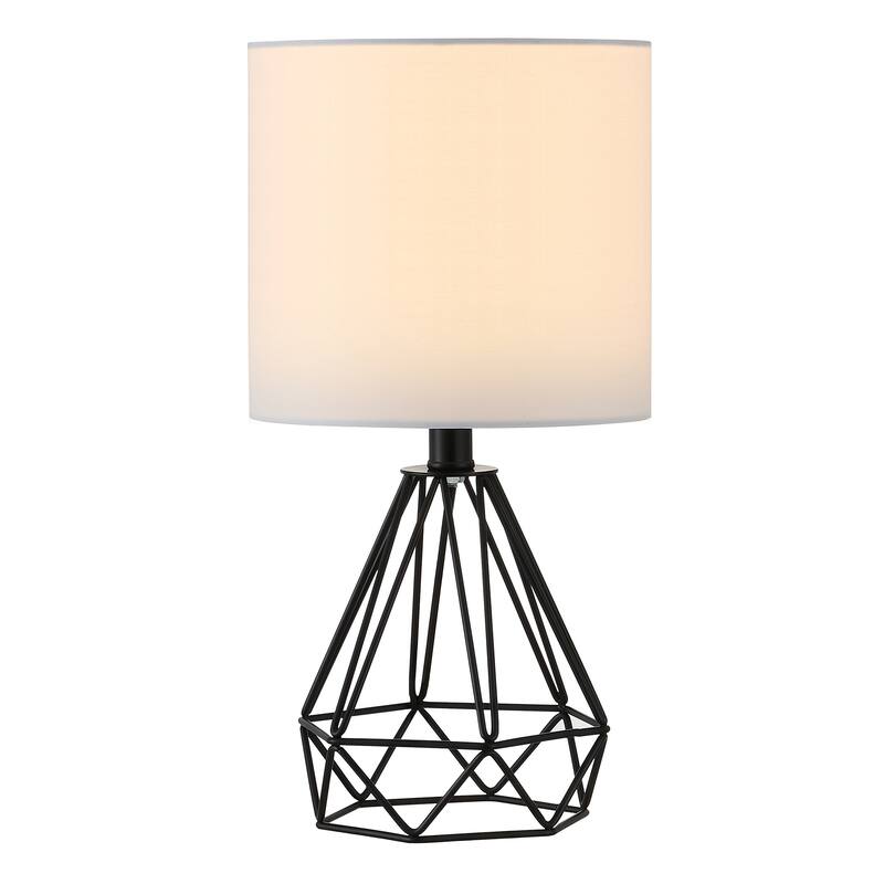 Getledel 15.5-inch Modern Cage Table Lamp Bedside Lamp