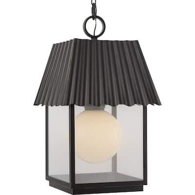 Jeffrey Alan Marks Point Dume Hook Pond Oil Rubbed Bronze Outdoor Hanging Lantern - 16.125 in x 16.125 in x 28.5625 in