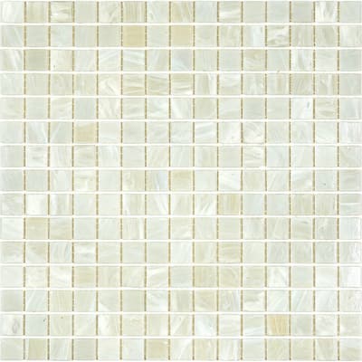 Apollo tile 12" x 12" Celestial Glossy Pastel Gray Glass Tile (20 sq ft/case) - 20 Pack