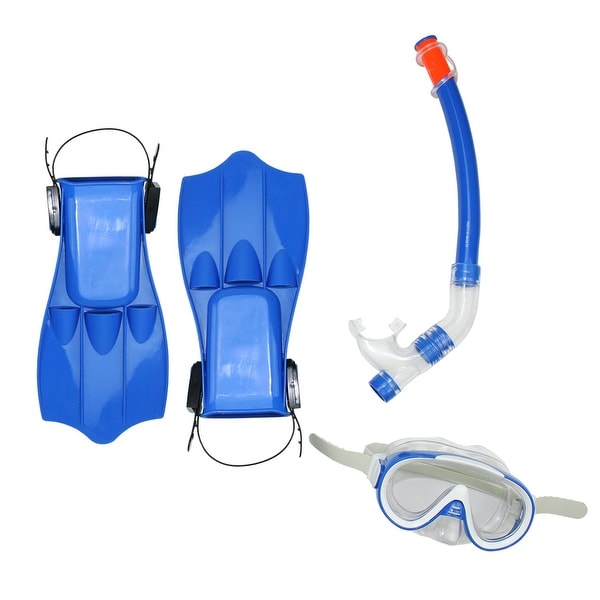Blue Caribbean Junior Water or Swimming Pool Scuba or Snorkeling Set - Medium