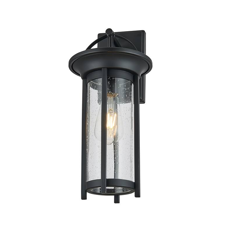 Led Outdoor wall light with bubble glass black finish 4.5W