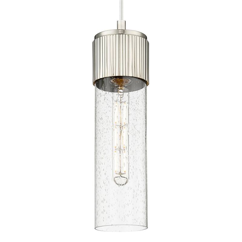 Innovations Lighting 428-1P-G428-12SDY Bolivar 12" Tall Mini Pendant - Satin Nickel