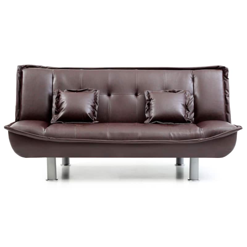 Lionel Faux Leather Sofa Bed