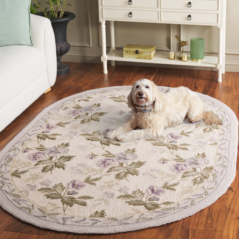 SAFAVIEH Handmade Chelsea Gunna French Country Wool Rug