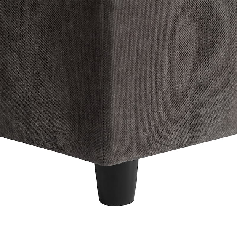 Modern Large Sectional Sofa with Removable Ottomans and Legs