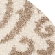 SAFAVIEH Florida Shag Honey Ornate Damask 1.2-inch Thick Rug
