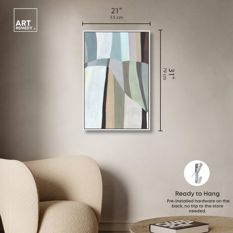 Abstract Fragments I Canvas by Art Remedy