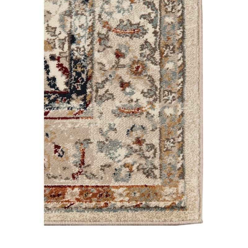 Qidi Power Loomed Floral Stain Resistant Area Rug By HomeRoots