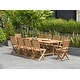 preview thumbnail 1 of 13, Amazonia 11 piece FSC Certified Teak Wood Outdoor Patio Dining Set - Seats 10 - 11 Piece Brown
