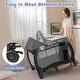 preview thumbnail 19 of 19, Gymax 5-in-1 Portable BabyPlayard Nursery Center Bassinet w/Music Box