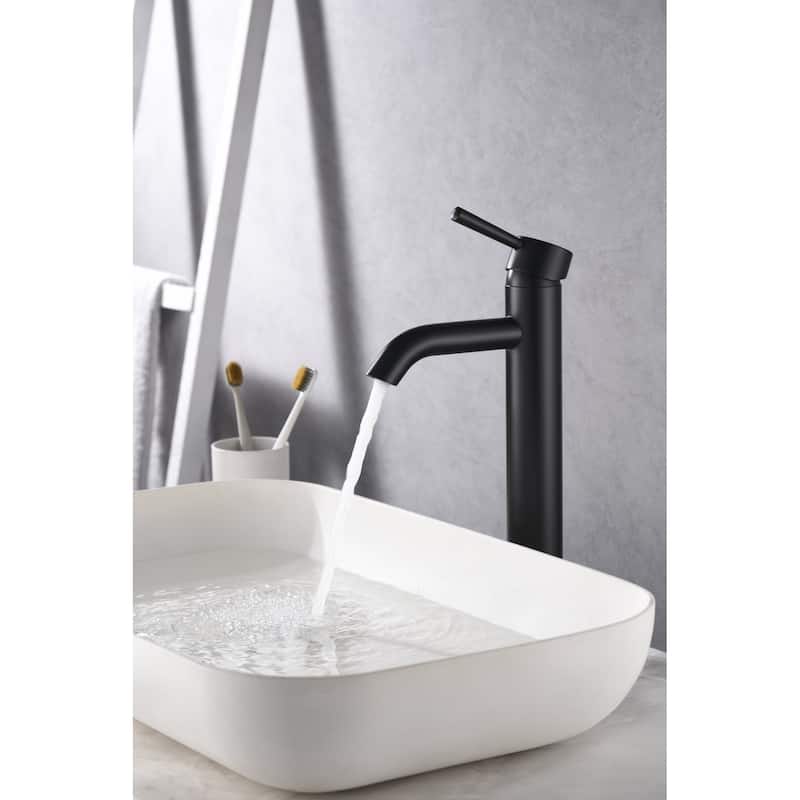 Ultra Faucets Euro Collection Single-Handle Tall Vessel Lavatory Faucet