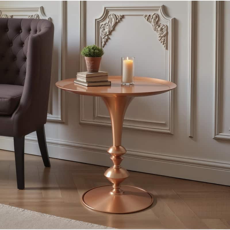 Christopher Knight Home - Mandy Small Round Gold End Table