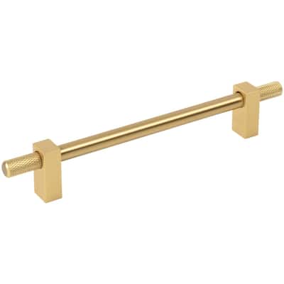 Jeffrey Alexander 698-160 Larkin Outer Knurled 6-5/16" (160mm) Center