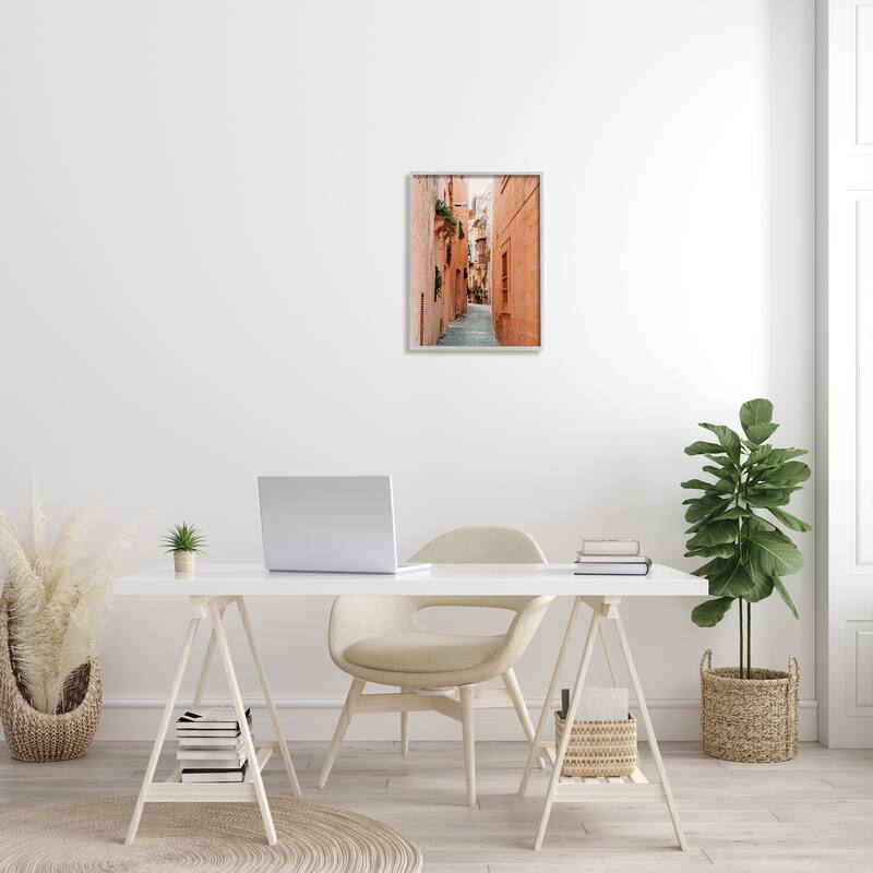 Stupell Urban Alley Path Photography Framed Giclee Art by Krista Broadway