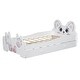 preview thumbnail 10 of 14, Cartoon Twin Wood Platform Kids Bed with Trundle and Cute Headboard for Bedroom, Pink