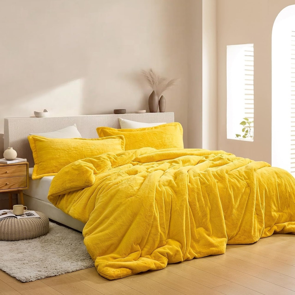 Love Thick® - Chunky Bunny Coma Inducer Oversized Comforter Set - Saffron Oranges