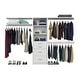 preview thumbnail 8 of 30, ClosetMaid SpaceCreations 50 to 121-inch Wide Closet Organizer System