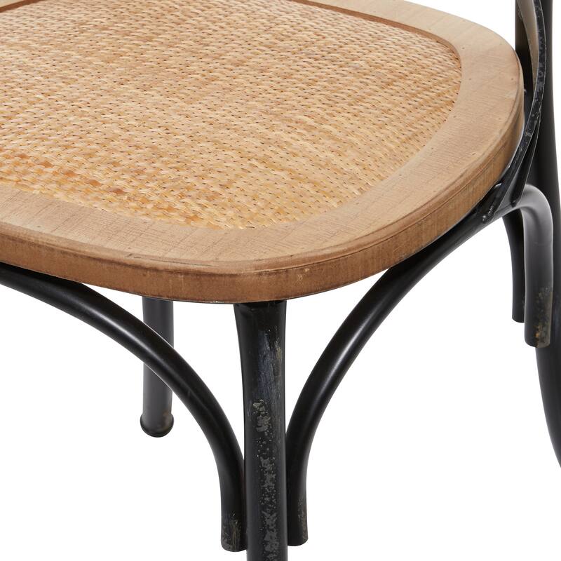 Metal Farmhouse Dining Chair (Set of 2) - 20 x 20 x 35