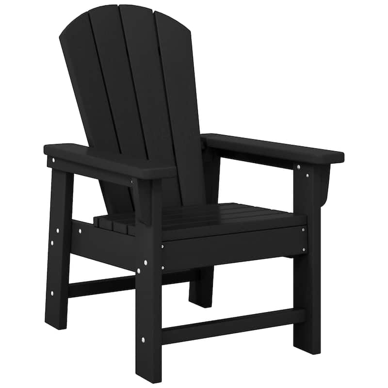 Laguna Kids Outdoor Poly Adirondack Chair - Black