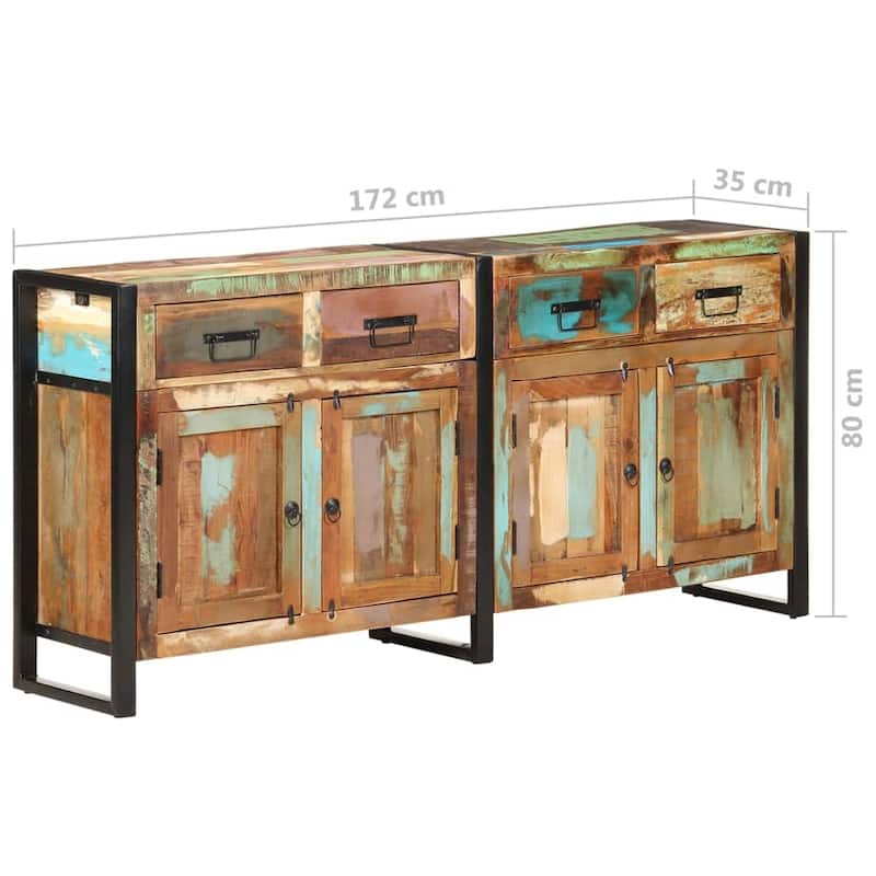 vidaXL Sideboard Buffet Cabinet with Storage for Kitchen Living Room Entryway