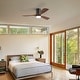 preview thumbnail 83 of 199, 42“/52"/60"/48" Noiseless Walnut Wood Ceiling Fan with Remote Control, Integrated Light Optional
