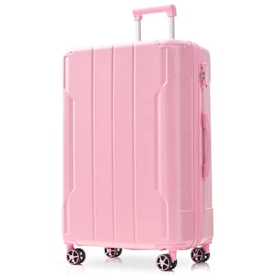 Hardshell Luggage, Lightweight Durable ABS Suitcases with Double Wheels