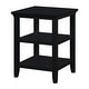 preview thumbnail 3 of 24, Convenience Concepts Tribeca End Table with Shelves