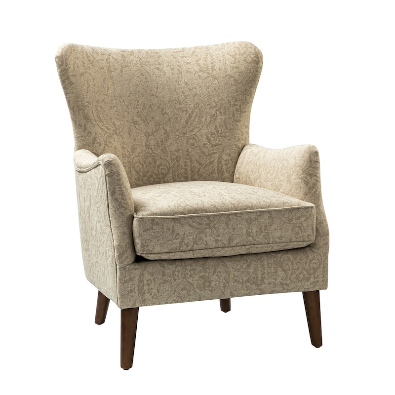 Nikolaus Comfy Living Room Armchair with Hardwood Legs by HULALA HOME