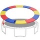 preview thumbnail 12 of 17, Gymax 12FT Trampoline Spring Cover w/Split Design Waterproof Surface Multi-color