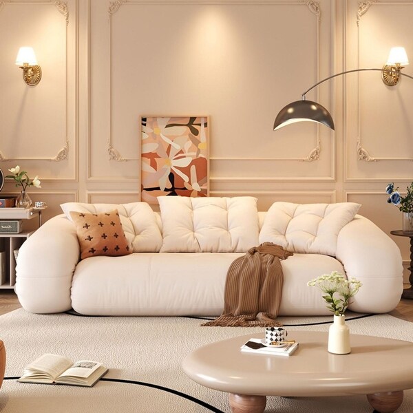 JASIWAY Modern Convertible Sleeper Sofa Chair Bed White On Sale Bed Bath Beyond 38367861