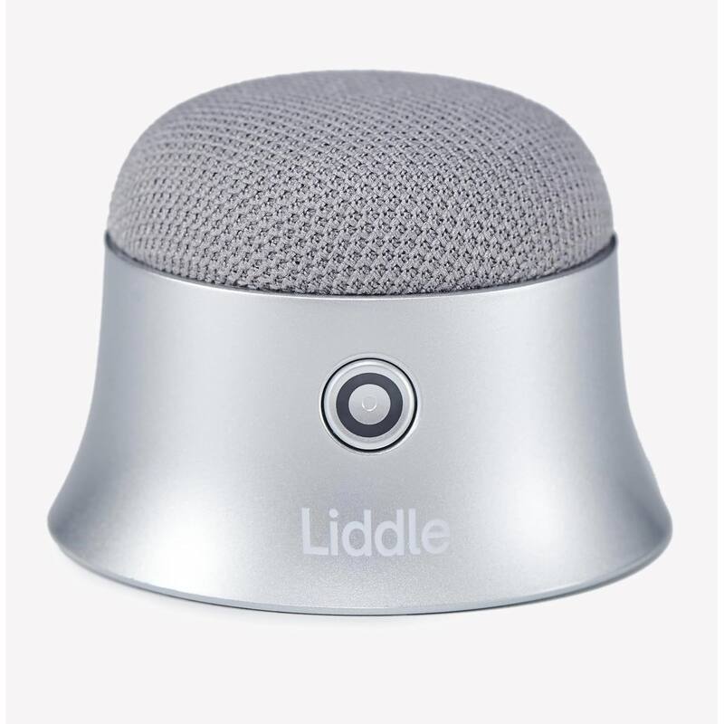 Silver Magnetic PortableBluetooth Speaker, Water-Resistant - Silver
