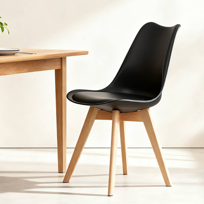 Dining Chair Simple Kitchen Chair Accent Chair Office Chair Dressing Chair Coffee Chair Lounge Chair with Wood Legs