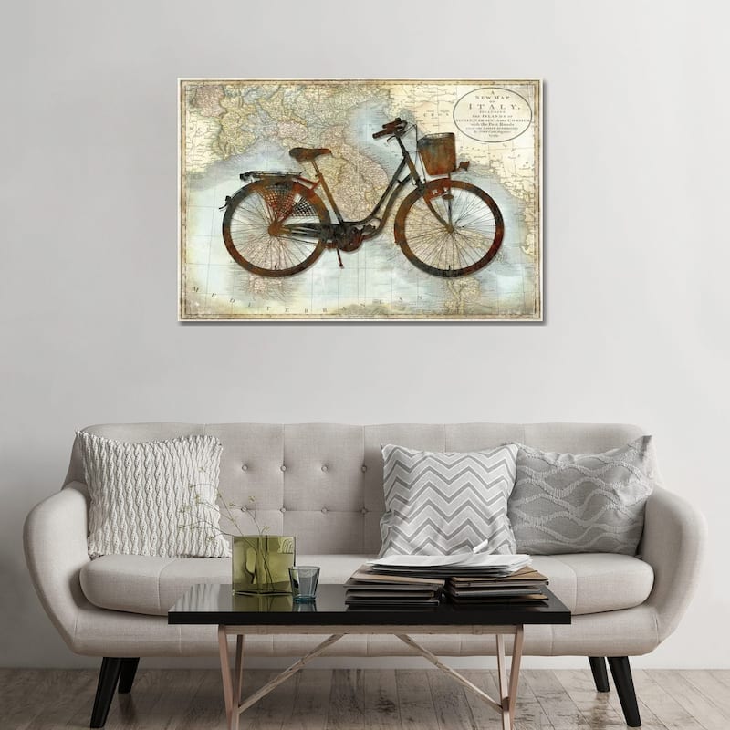 iCanvas "Bike Italy" by Amanda Wade Canvas Print - 32x48x1.5