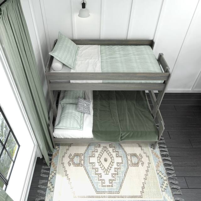 Max and Lily Farmhouse Twin over Full Bunk Bed