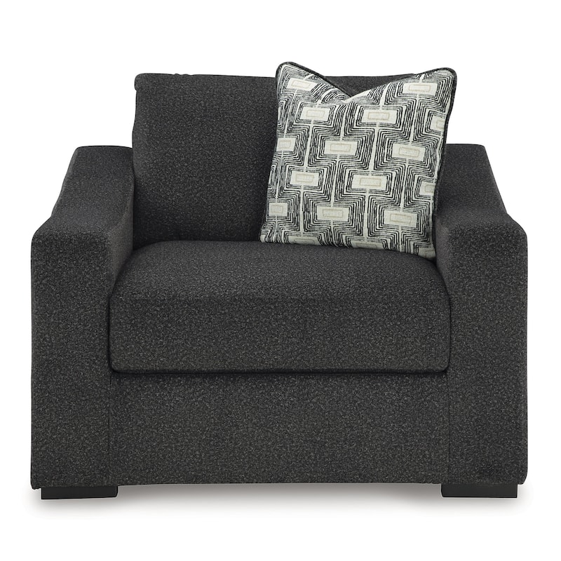 Signature Design by Ashley Wryenlynn Black 2-Piece Upholstery Package - 48"W x 40"D x 40"H